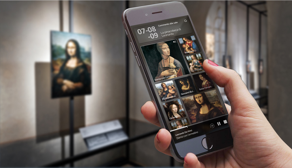 museum Experience app Leonardo Da Vinci Leonardiana vigevano audioguide