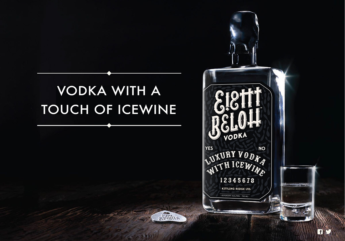 Evil Spirits eight below Vodka vodka packaging Brand Swap