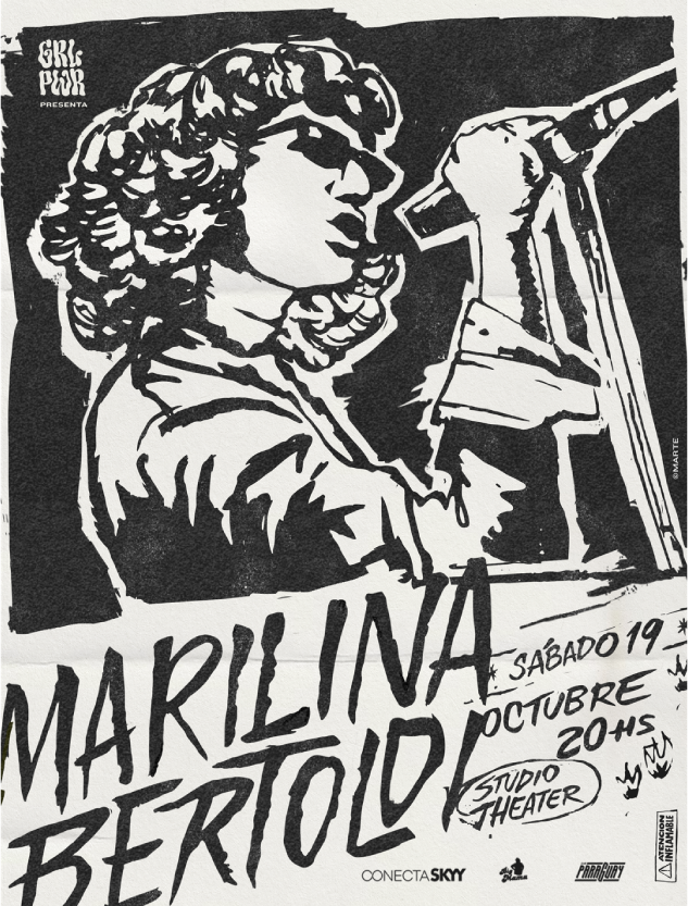 wilco marilina bertoldi rock pop concert music poster screenprint gig poster punk
