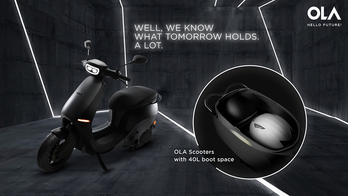 Advertising  Auto automobile automotive   electric bike industrial design  OLA olaelectricscooter pitch Scooter