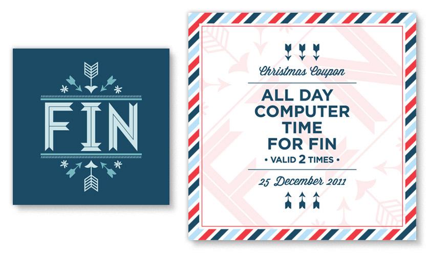Christmas Coupons gifts gift card Stationery