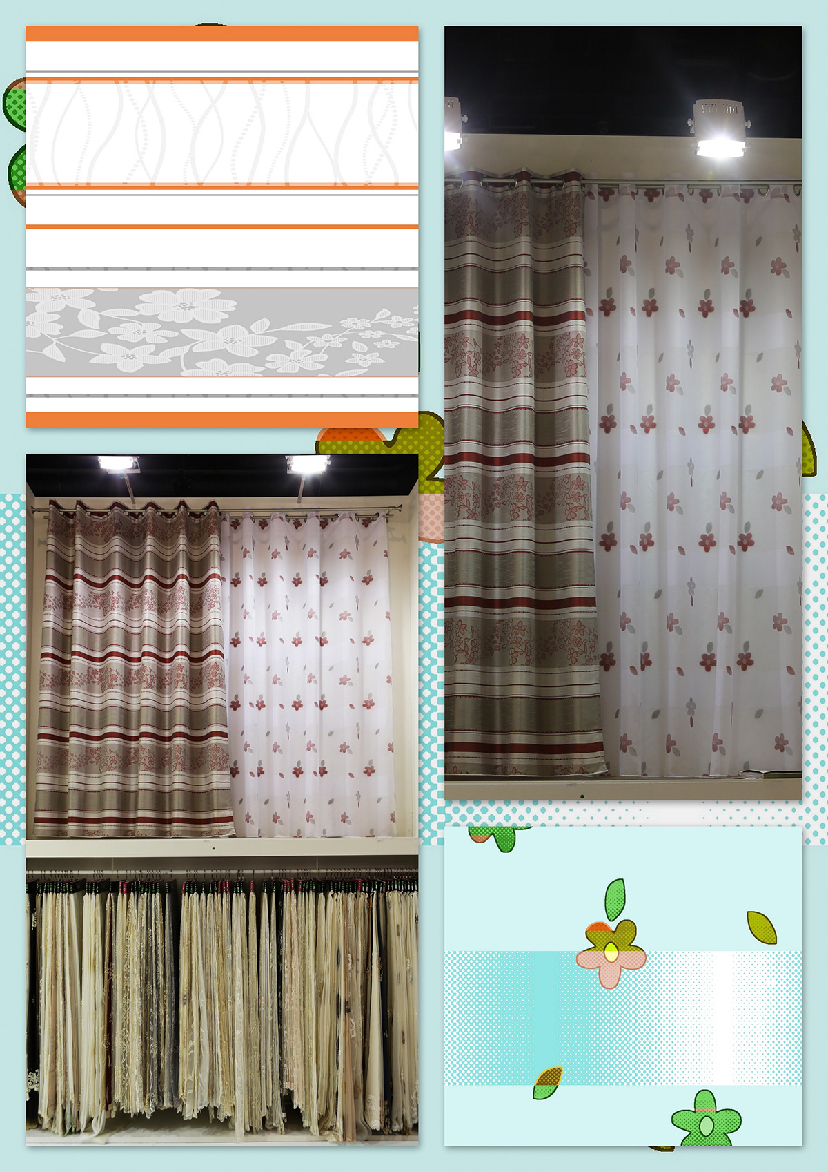 curtain fabric textile decoration
