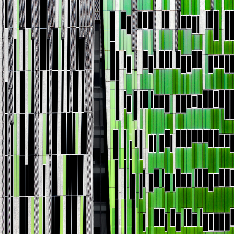Adobe Portfolio architectural facade lines neoplasticism destijl Suprematism post Urban city windows