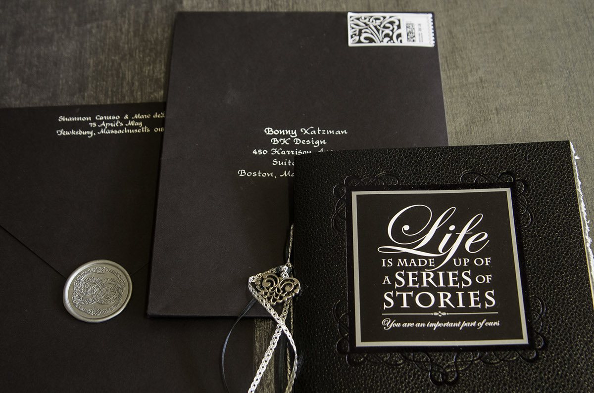 wedding auryn stationary Invitation place cards Program the neverending story