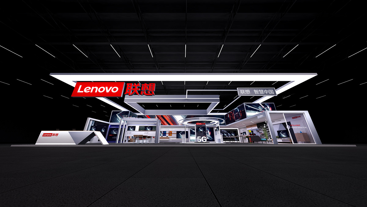 Event 展台 展区 展台设计 展区设计 Lenovo booth Exhibition 