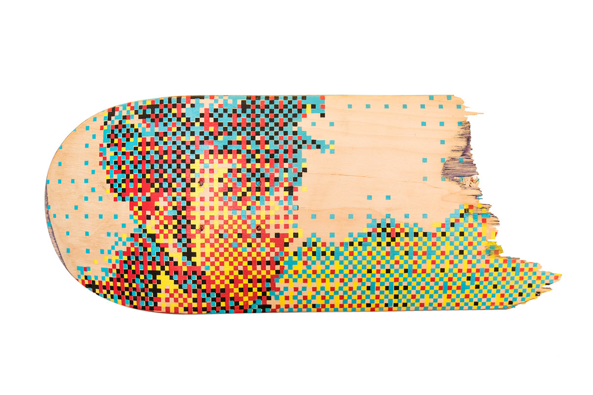 stencil skateboards pixels layers