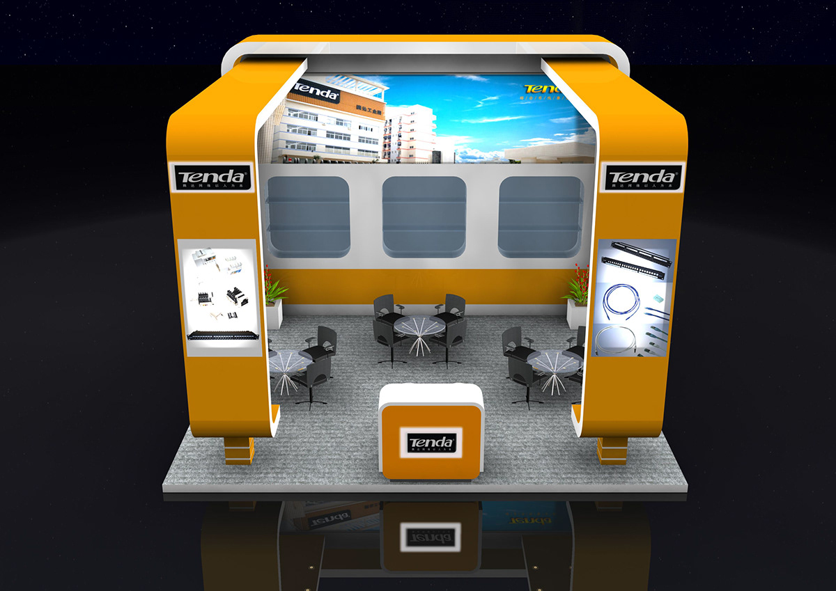 3D  exhibition stand