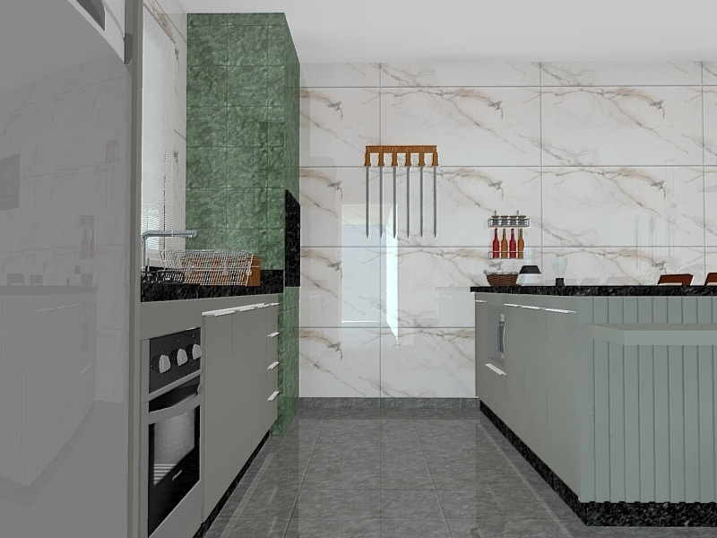dining room interior design  Render architecture 3D visualization modern kitchen design decor home