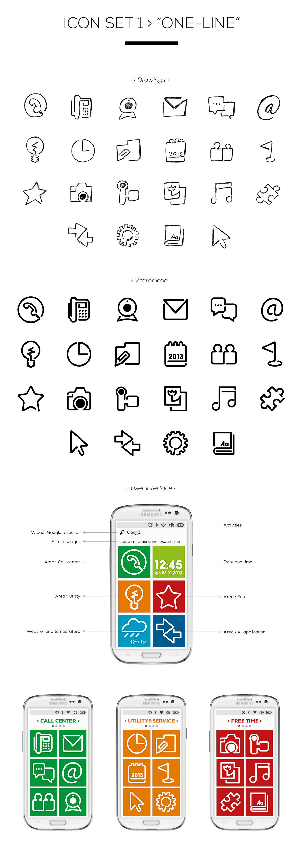 Icon  icon set smartphone digital design vector design Vector Illustration naba Interface