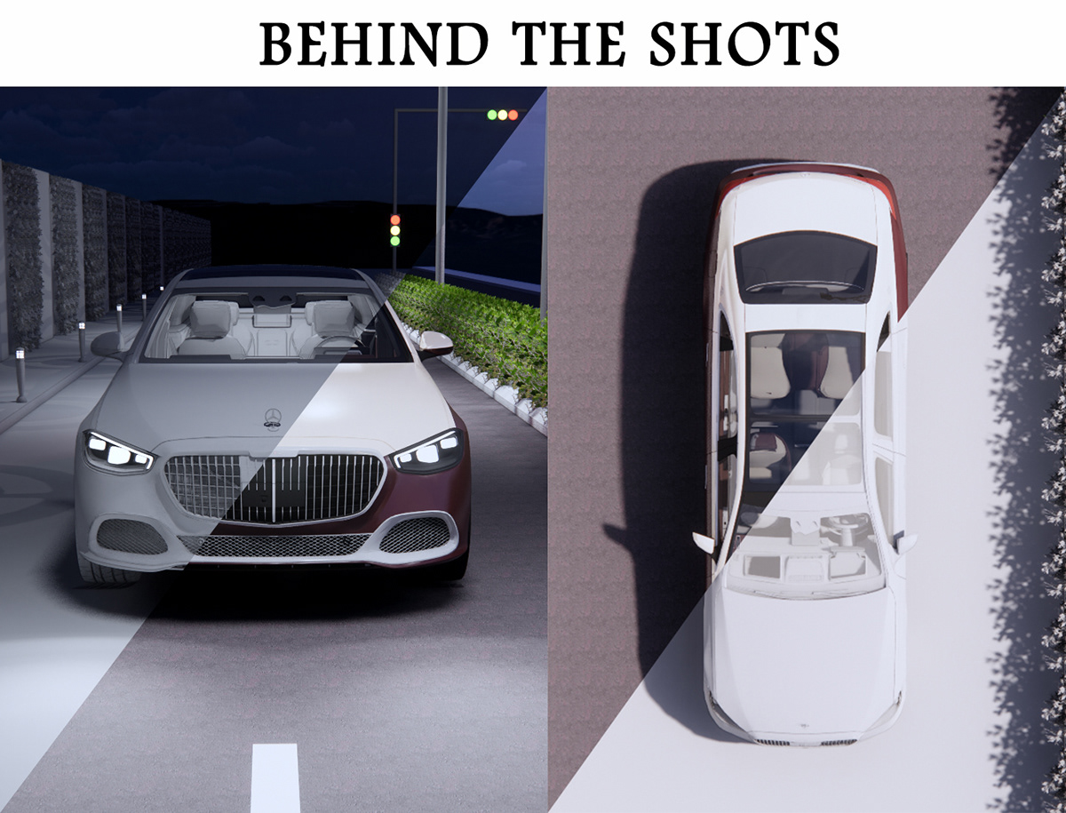 architecture car Maybach mercedes modeling race Render speed Digital Art 