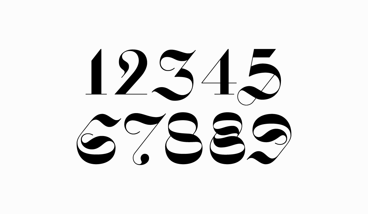 christmas design christmas typography Christmas Typo kissmiklos budapest design terminal numbers Numerals