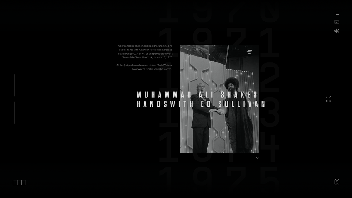 creative interactive muhammad ali biography html5