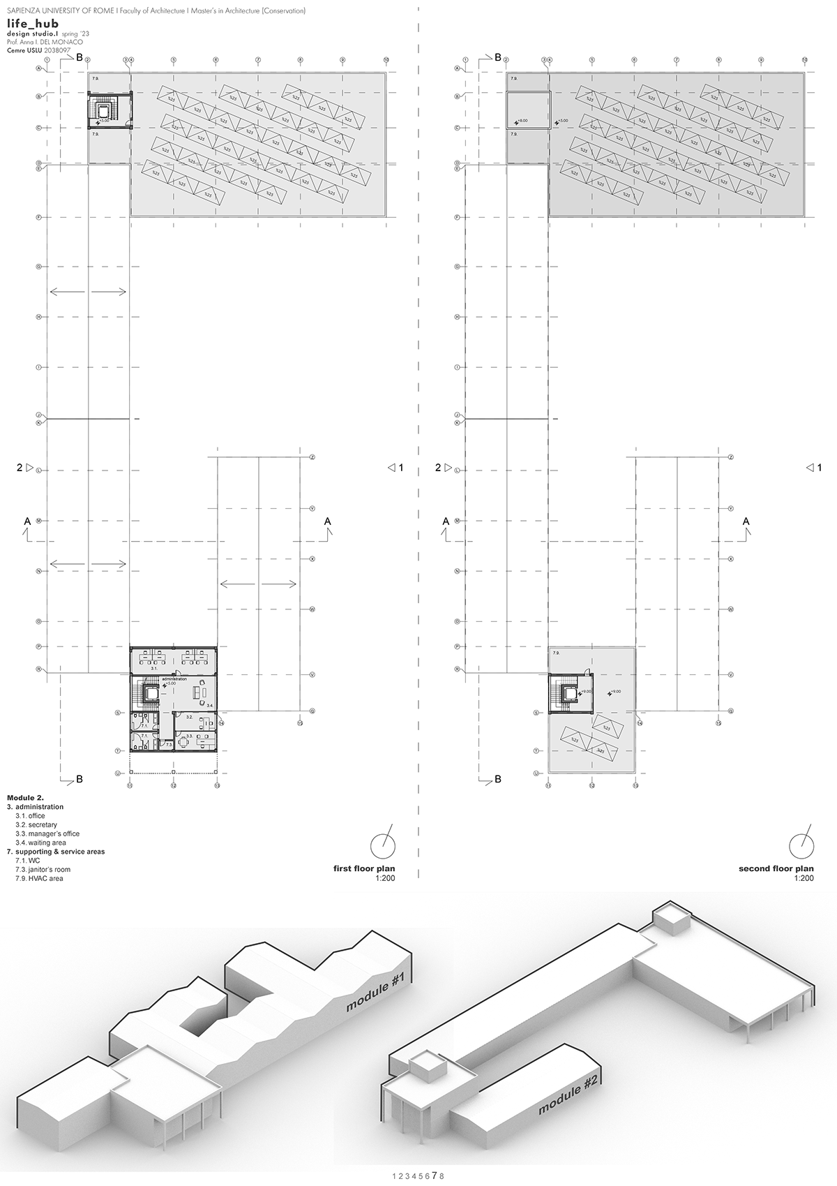 architectural design architecture Student work AutoCAD Rhino conceptual design Detail Drawing Architectural Drawing requalification design