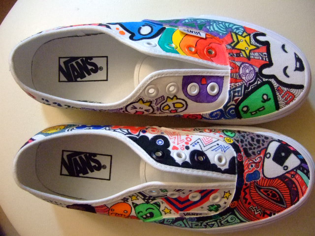 custom shoe art