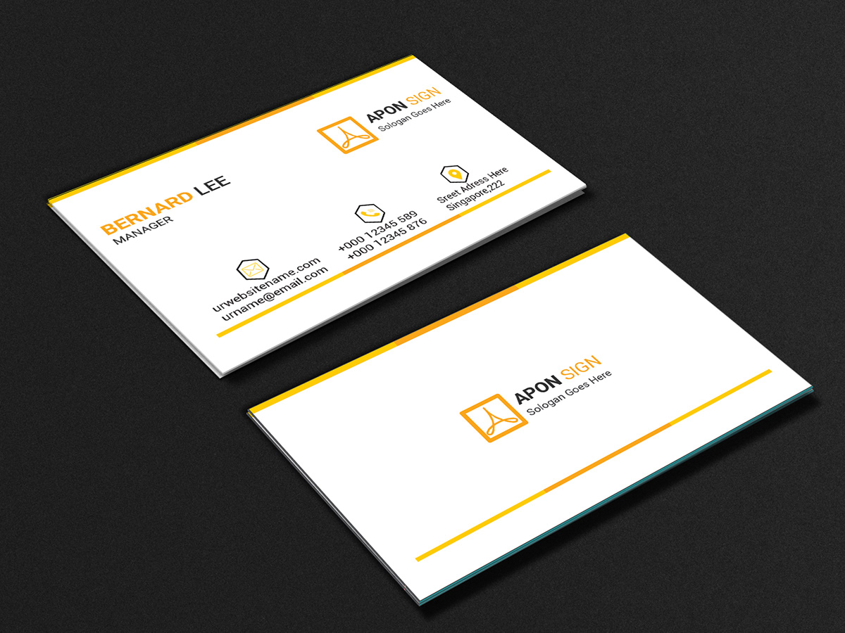 business card print design  creative business card corporate