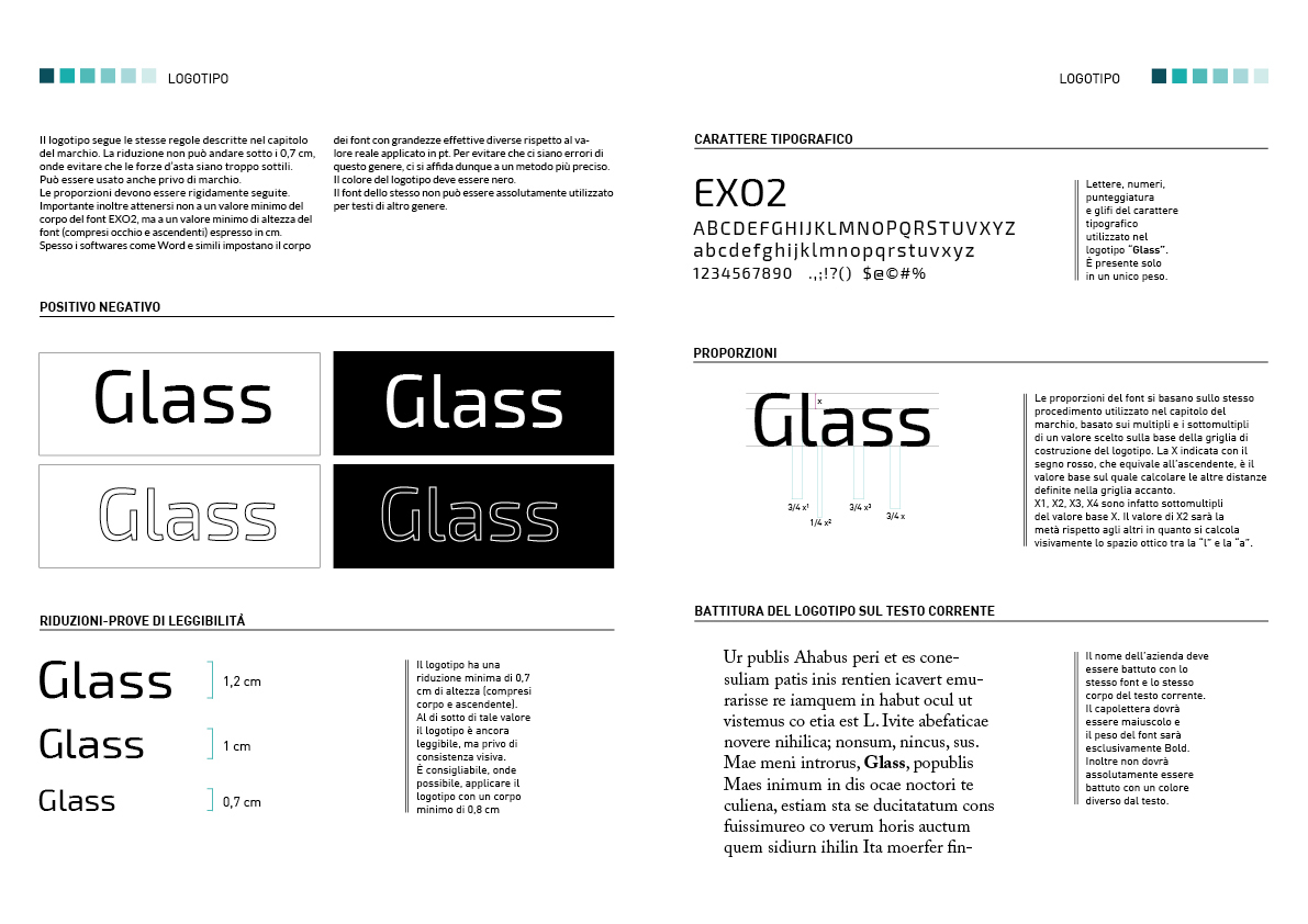 glass brand immagine coordinata manuale operativo  logo marchio vetro ghiaccio BICCHIERI bottiglie