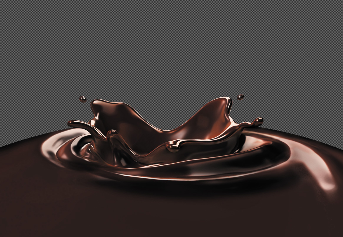 Pudding splash chocolate