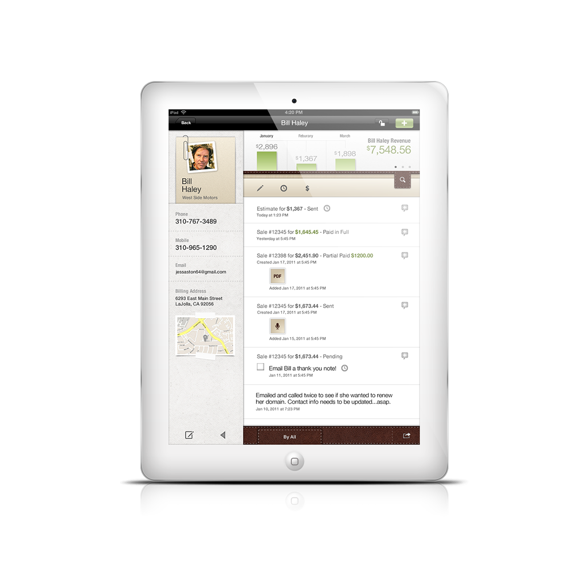 Intuit Quickbooks iPad mobile ios
