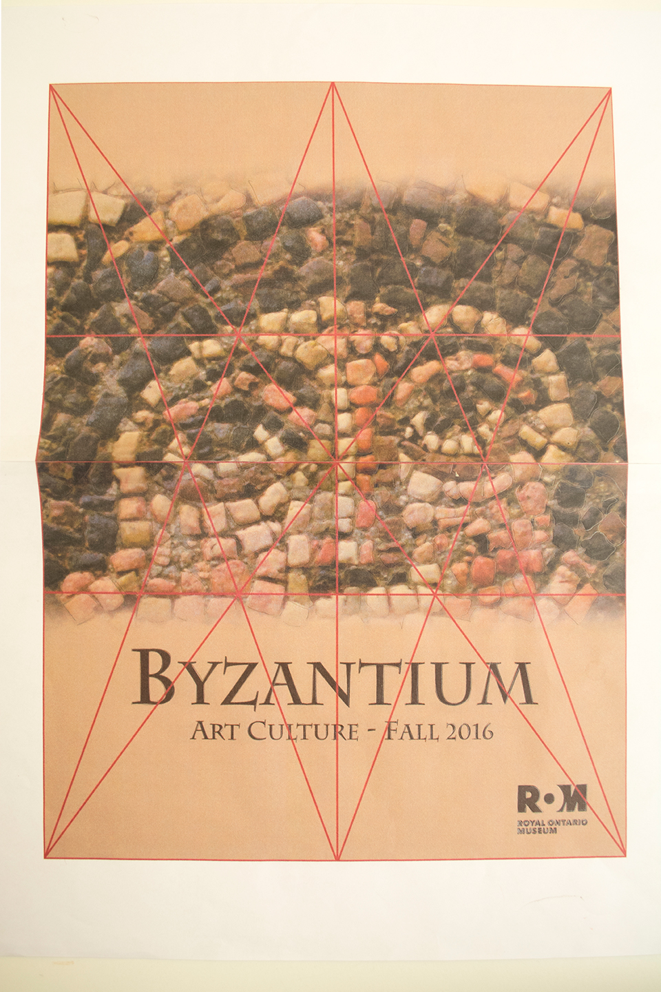 poster mosaic Byzantium artemis faber-castell Royal Ontario Museum