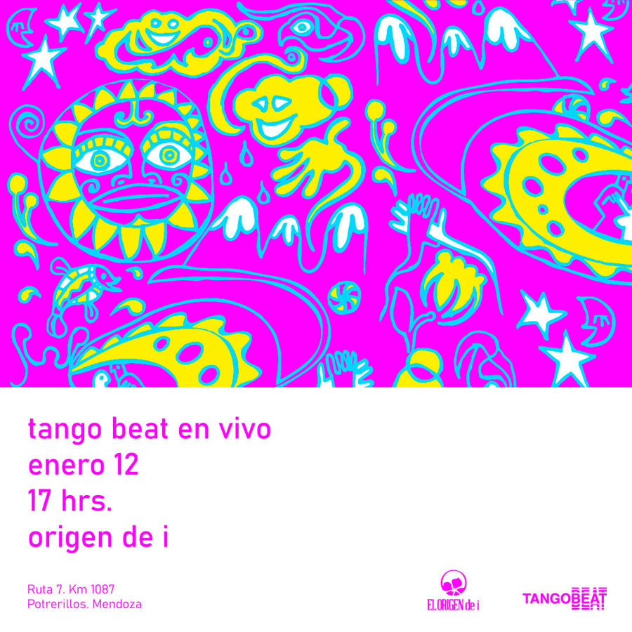 flyer ilustracion mendoza music musica tango fusión tangobeat