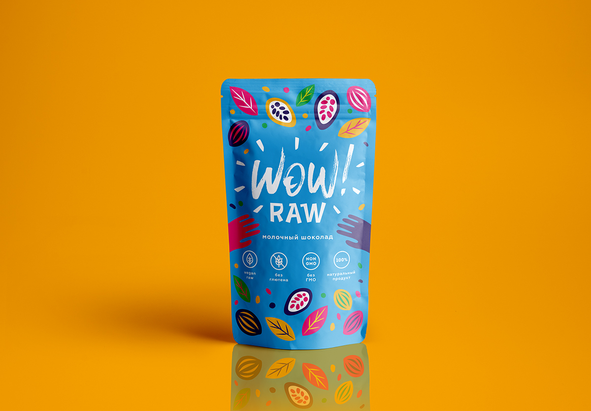 raw organic chocolate vegan ILLUSTRATION  cacao beans Packaging graphic design 