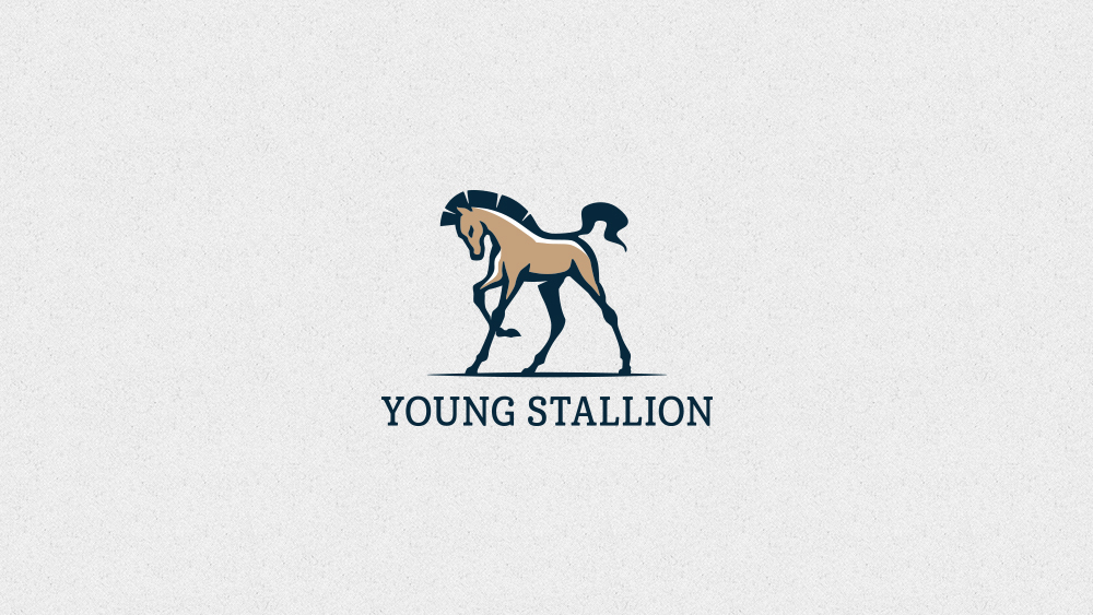 foal logo farm animal mersad comaga stallion horse