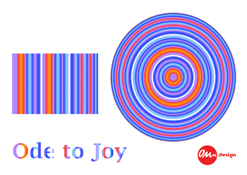 Adobe Portfolio music Ode to Joy beethoven visual Visual Music visualisation Mandala pattern flute