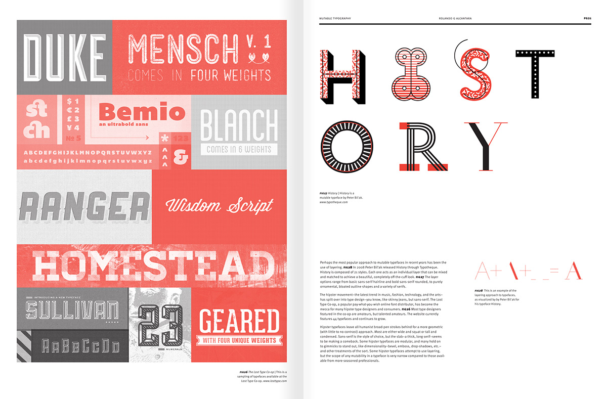 Mutable Typography  typography  mutable  Fonts  typefaces geometric  modular  modular typography