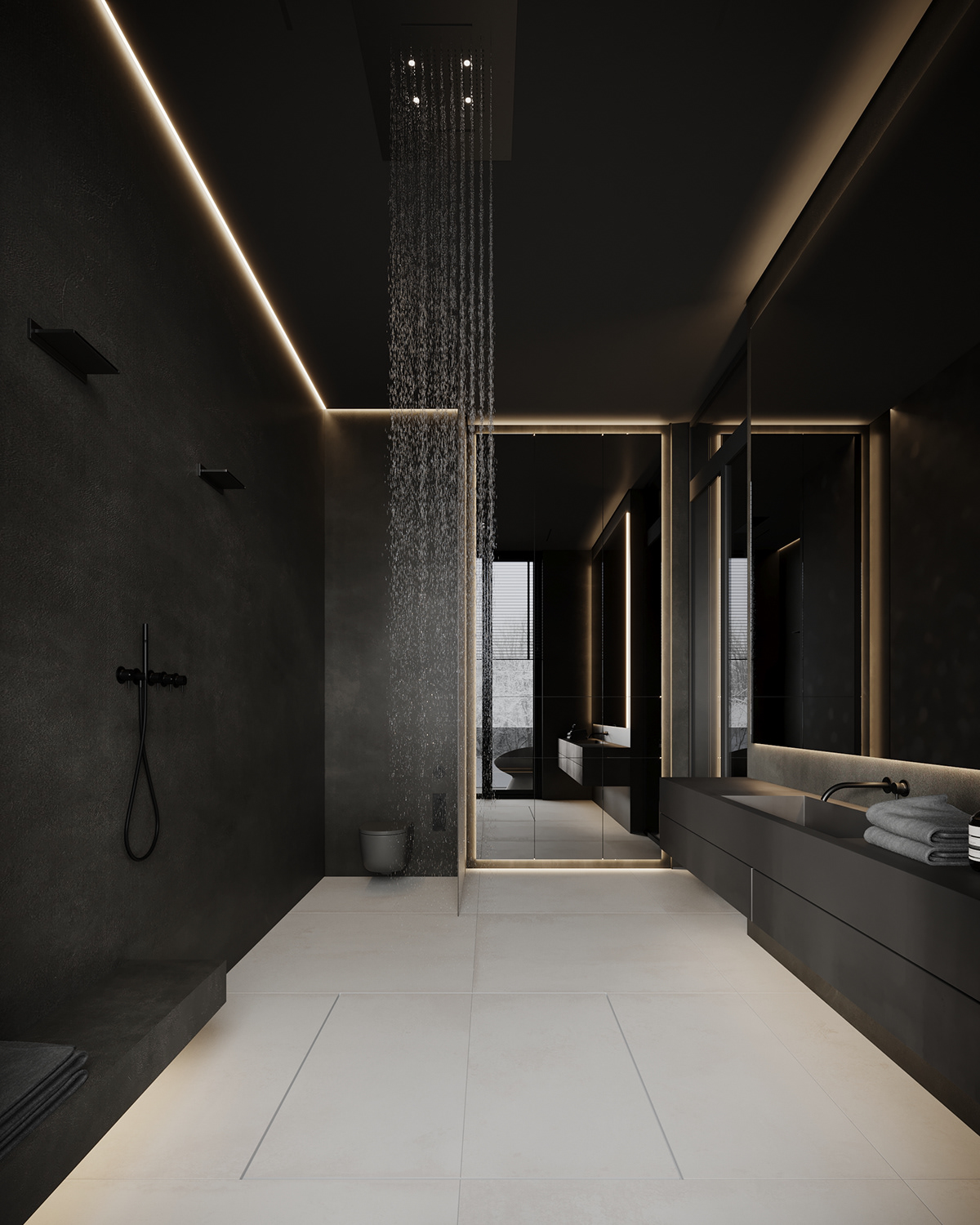 indoor architecture interior design  design designer interiordesign bathroom house modern Render