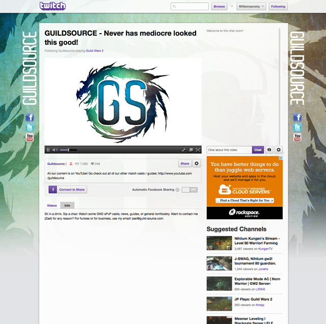 guildsource  william pansky logo twitchtv youtube twitter cover Illustrator
