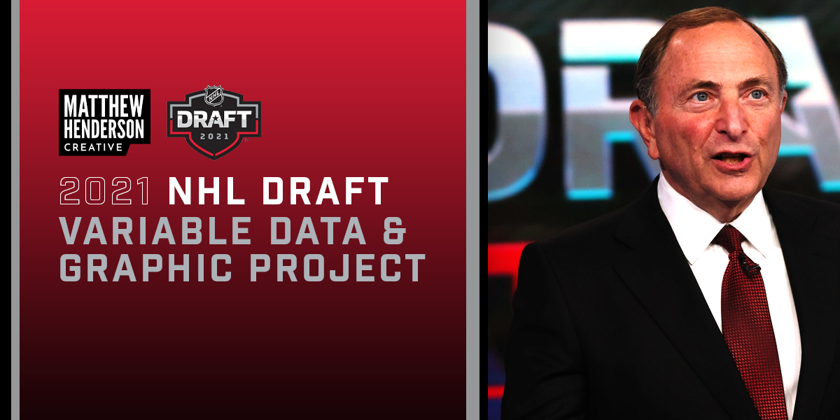 Adobe Photoshop hockey NHL NHL Draft variable data