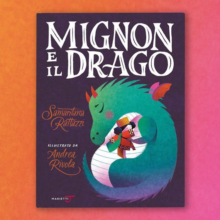 children dragon ILLUSTRATION  Marietti Mignon e il drago picturebook