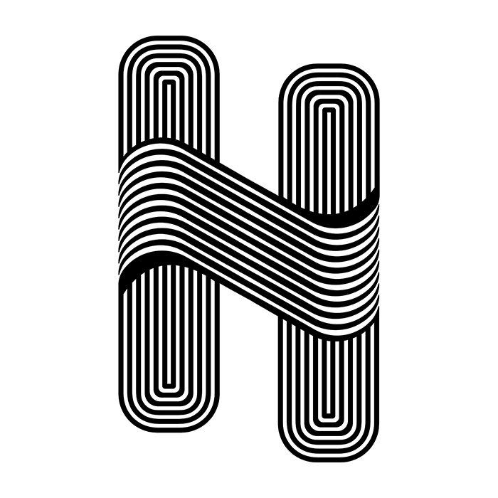 36daysoftype diseño opart letter letras rulos   36days inspire