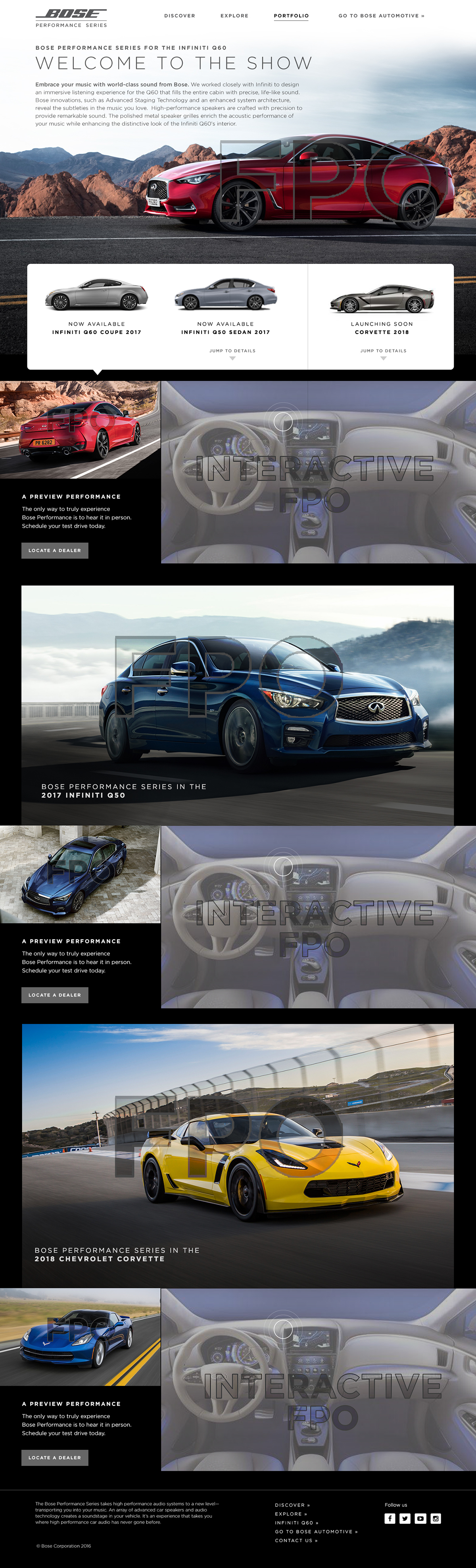 Web Design  mobile design video background luxury car art direction  concept agency