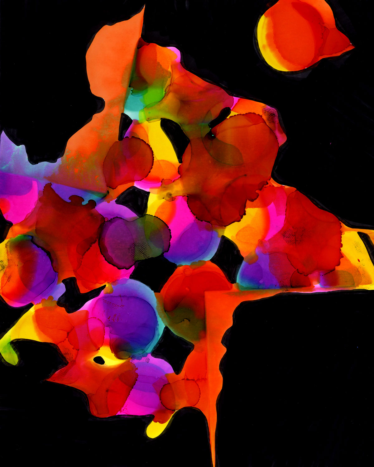 Adobe Portfolio abstract modern art color