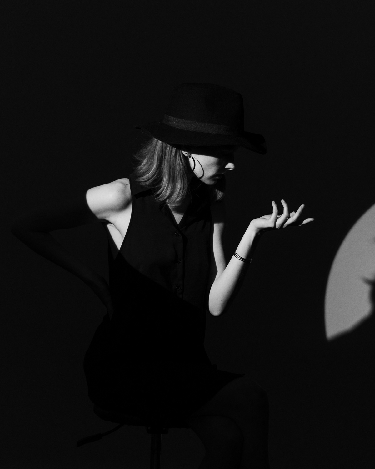 beauty black and white Fashion  film noir model Photography  woman