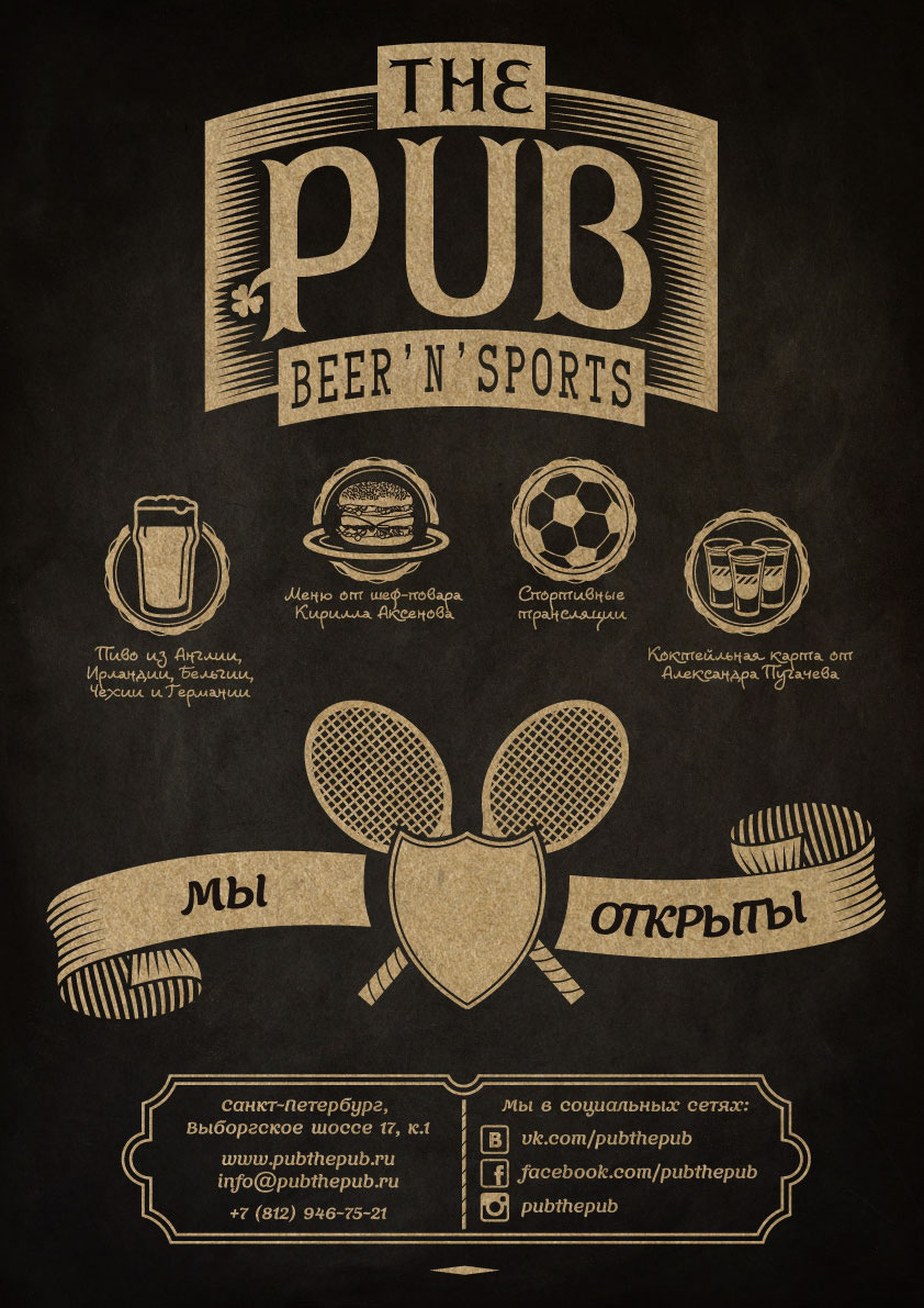 pub bar menu beer icons poster tablecloth menu english pub