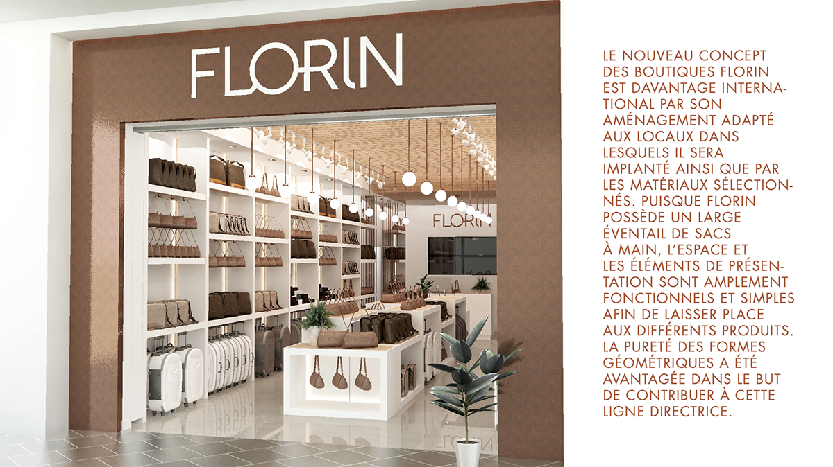 design boutique Florin Packsac studio design d'espace architecture mobilier sur mesure sac