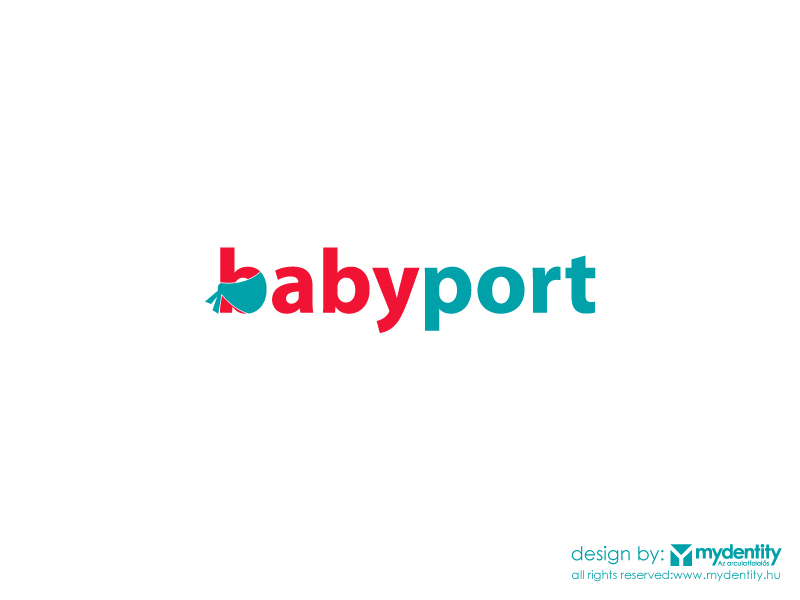 baby babywearing logo coaching consultant letter b