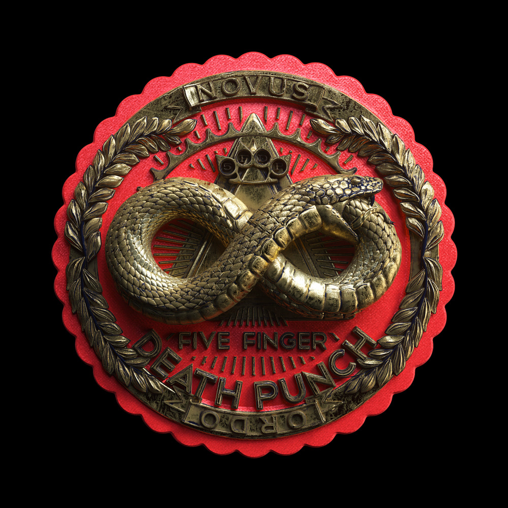 music video Lyrics logo 3D snake 5fdp music rock coin gold