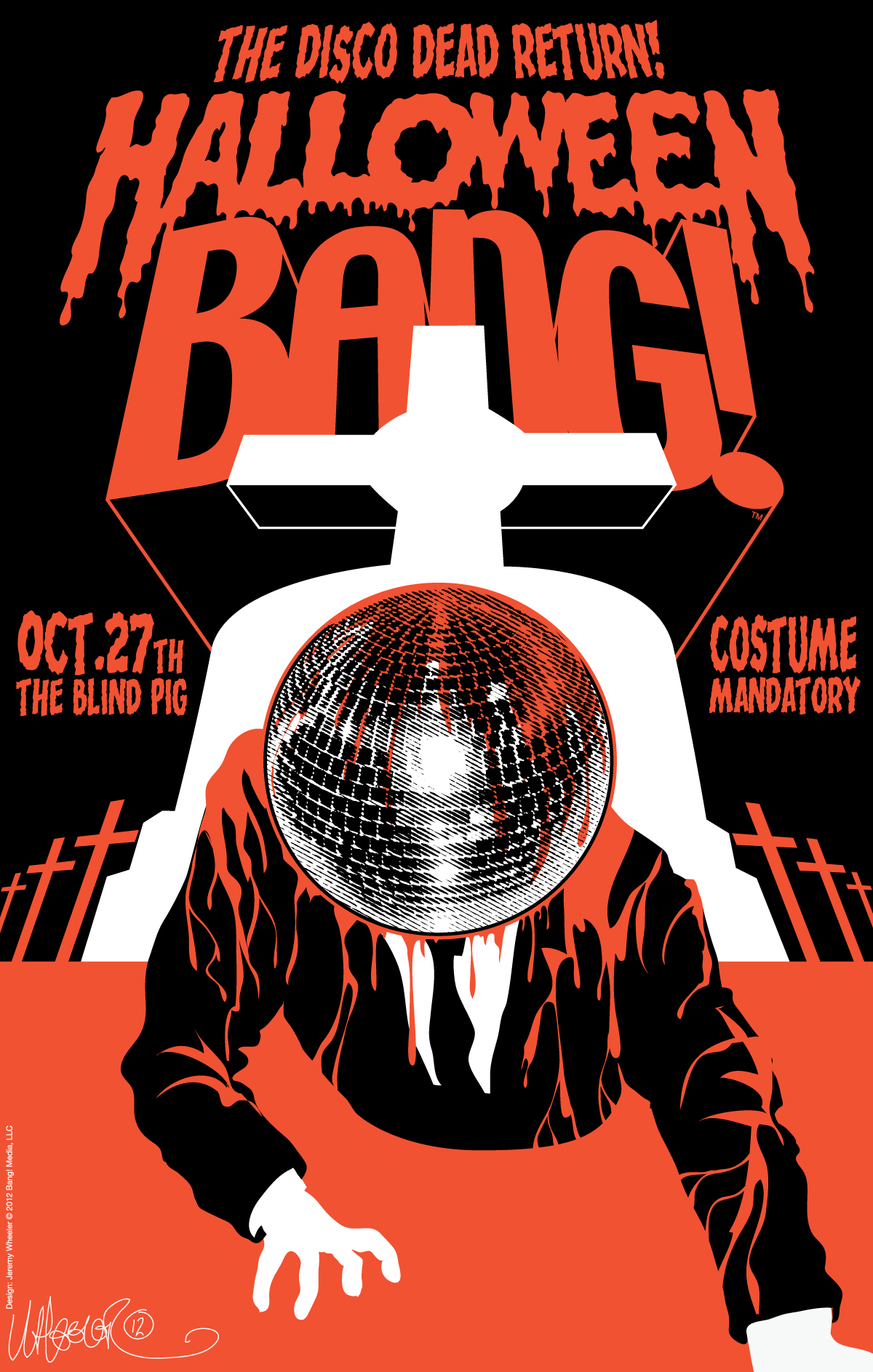 The Bang! dance party GigPoster gigposters body of work