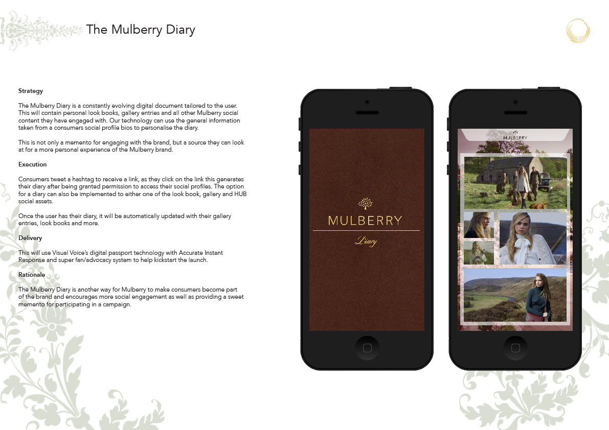 mulberry digital campaign pitch social media garden explore