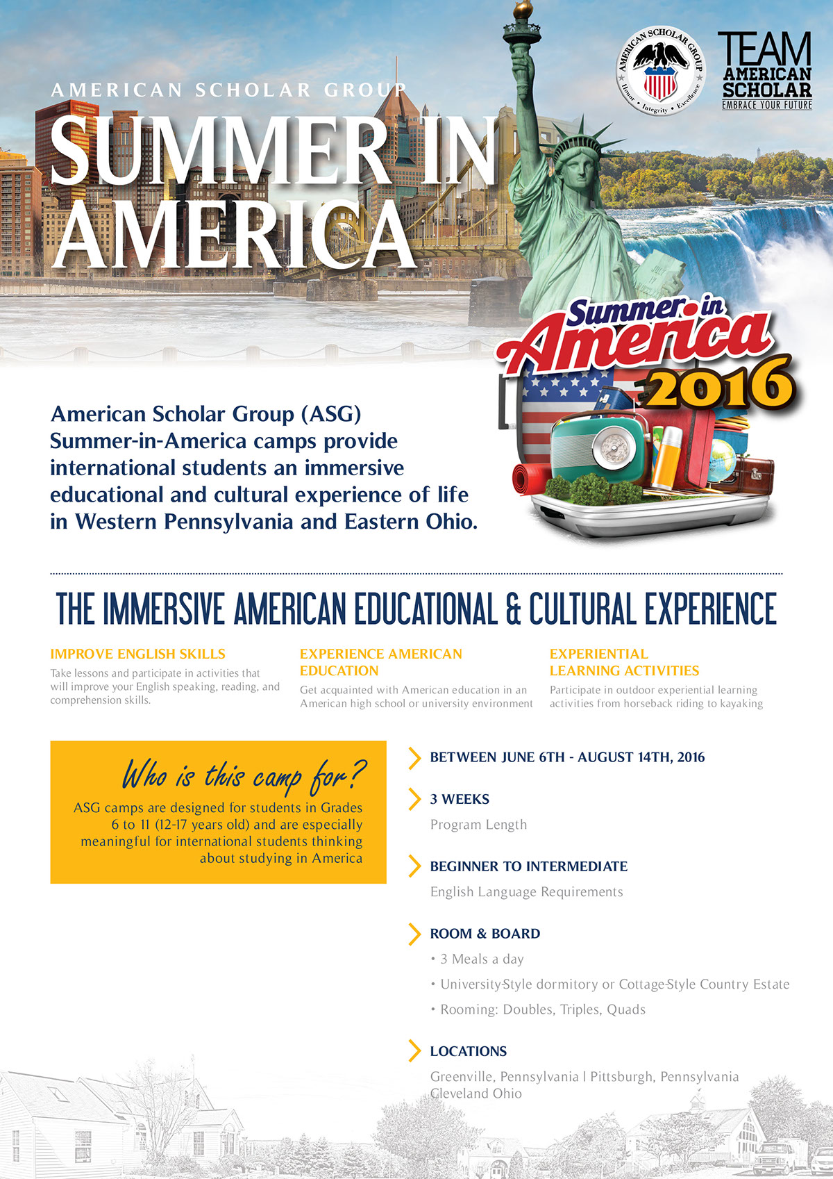 American Scholar Group Summer in America