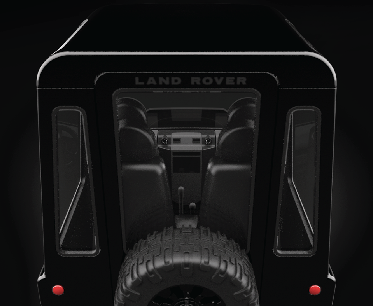 D90 defender Land Rover range rover box