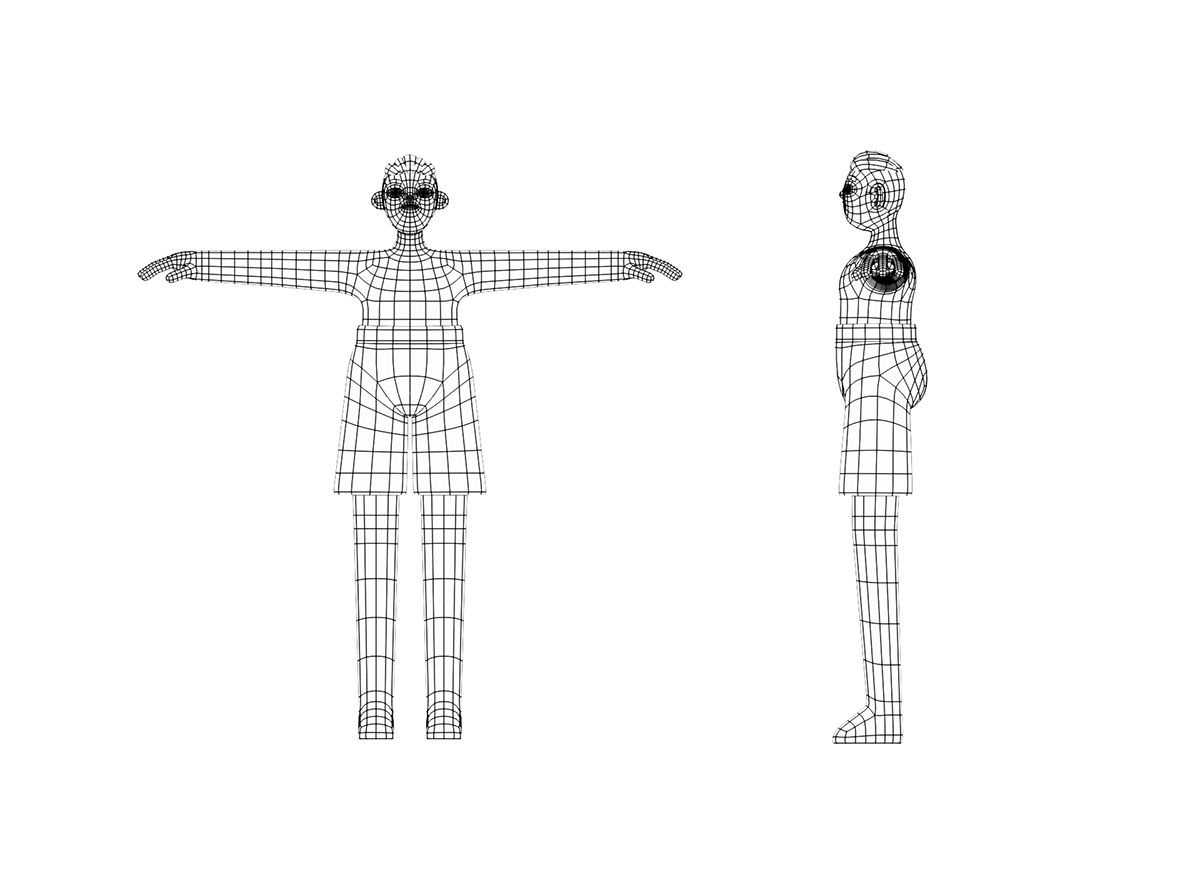 3D artwork Character design  cinema 4d Digital Art  Drawing  Illustrator redshift