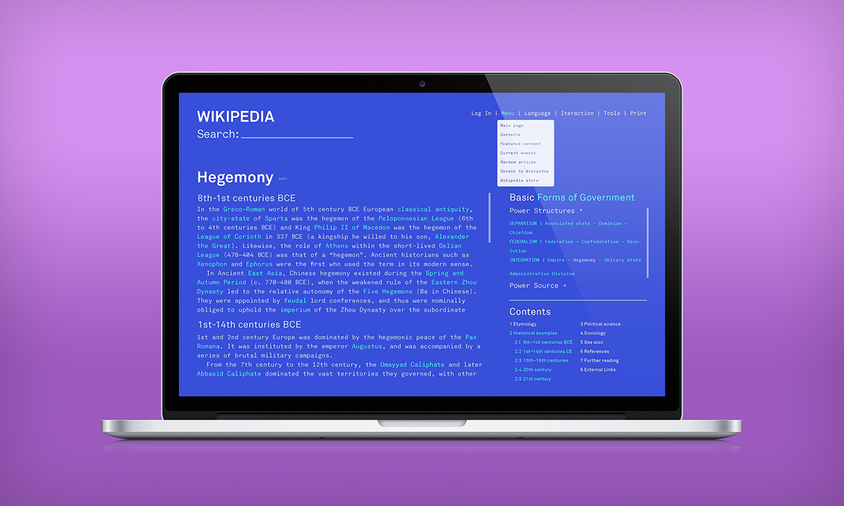 Wikipedia redesign concept naomi tenenini wikimania typography  