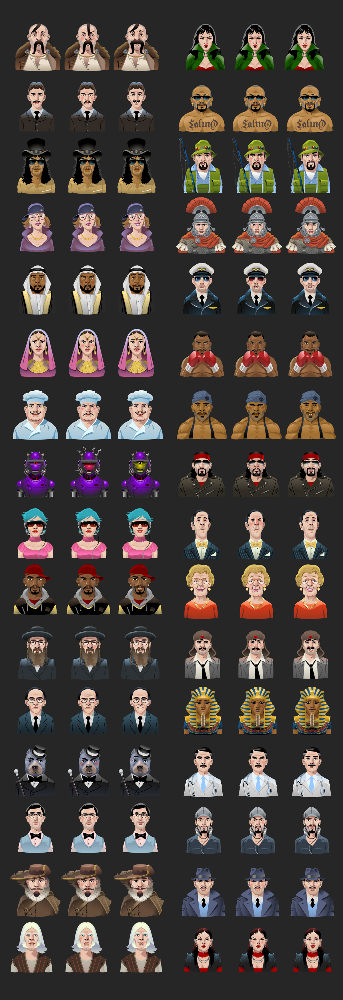 avatars pokerminds characters