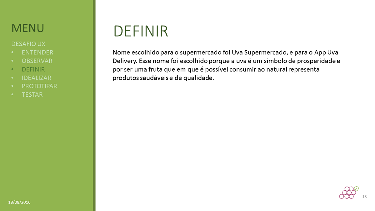 supermercado delivery resumo design ux experiência do usuário user experience
