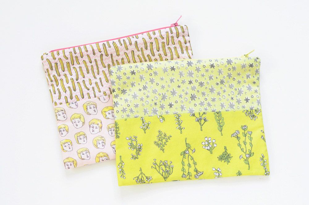 pouch bag fabric fabric desgin marie gardeski imaginary animal sewn product funny