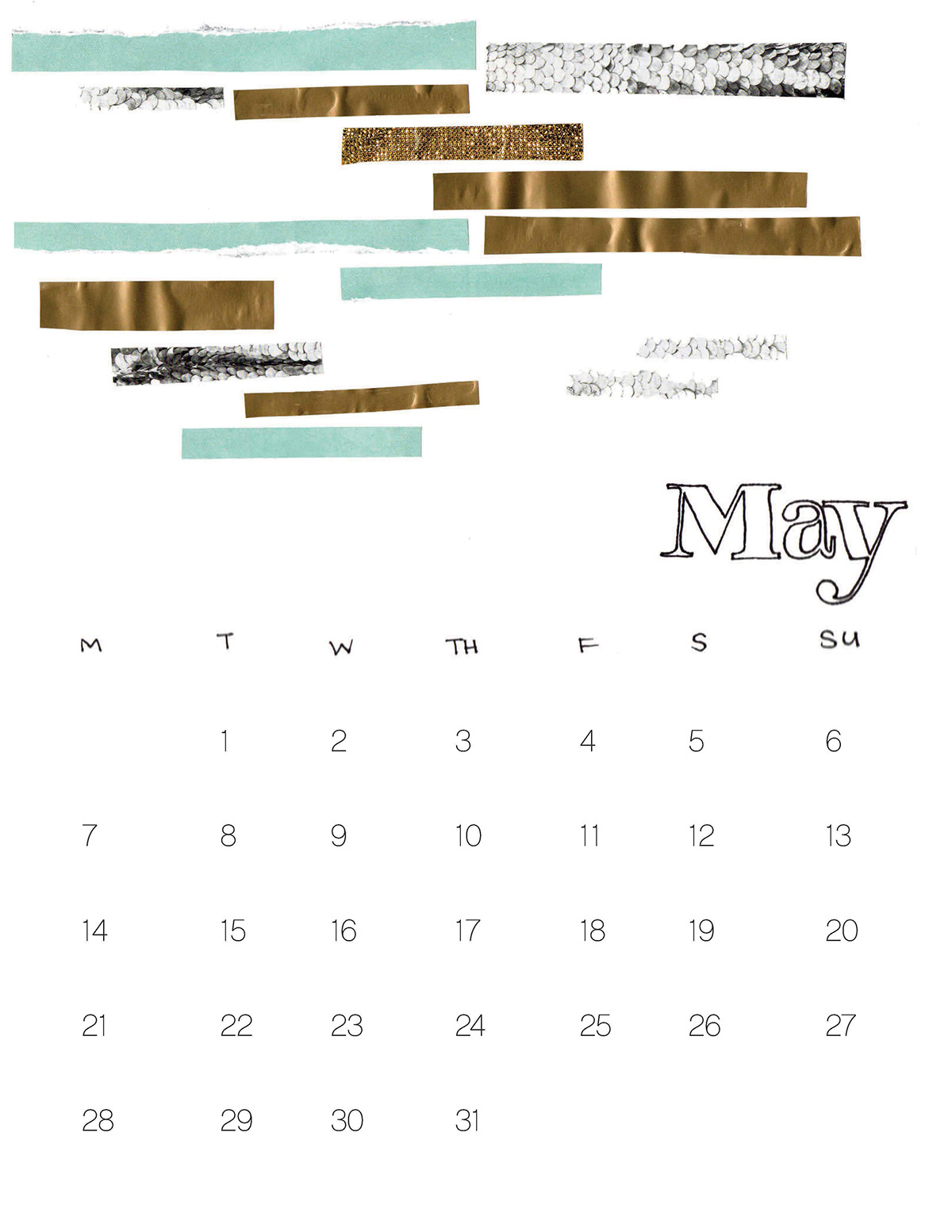 collage calendar